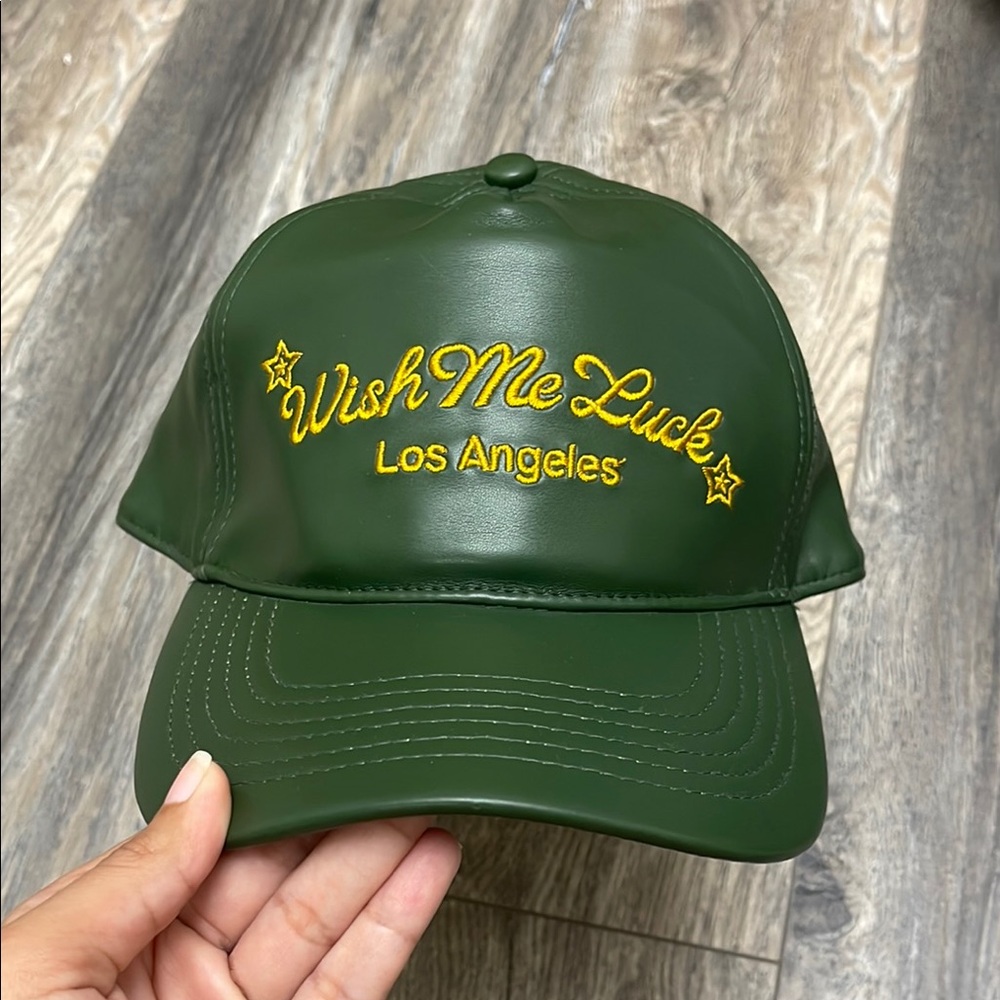 Wish Me Luck Leather Hat